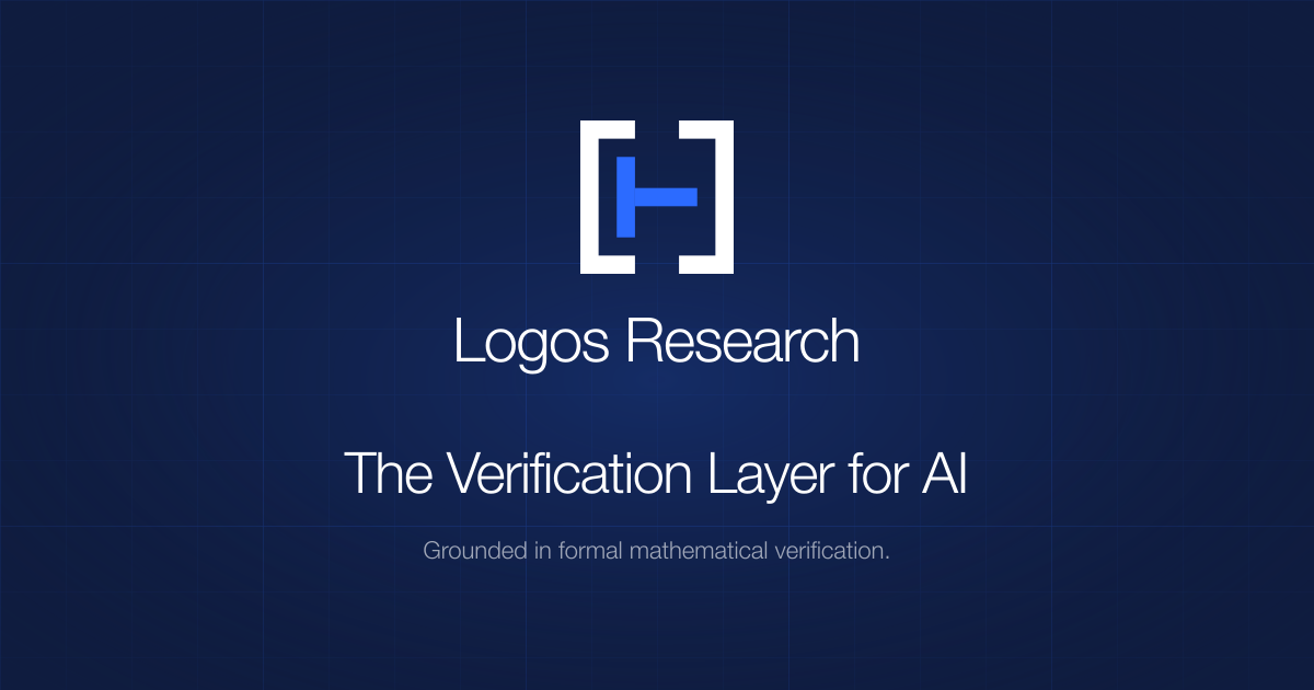 Logos Research — The Verification Layer for AI